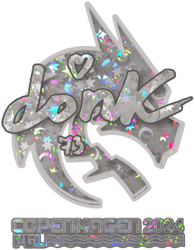 Sticker | donk (Glitter) | Copenhaga 2024