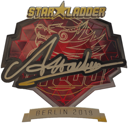 Sticker | Attacker (Gold) | Berlim 2019