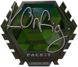 Sticker | k0nfig (Foil) | London 2018 image
