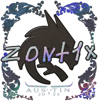 Sticker | zont1x (Olografico) | Austin 2025
