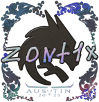 Sticker | zont1x (Holo) | Austin 2025