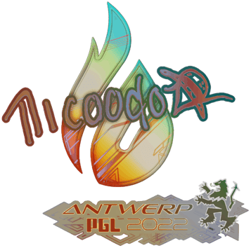 Sticker | nicoodoz (holo) | Antwerpen 2022