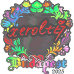 Sticker | xerolte (Holo) | Budapest 2025