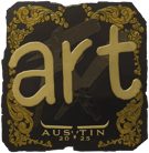 Sticker | arT (Gold) | Austin 2025 image