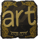 Sticker | arT (Gold) | Austin 2025