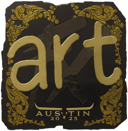 Sticker | arT (kulta) | Austin 2025