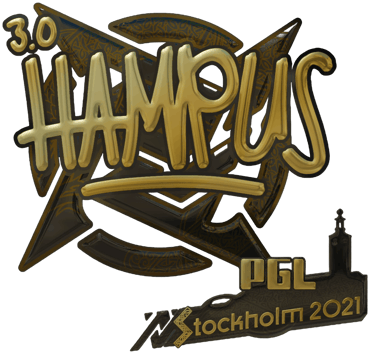 Sticker | hampus（金色）| 2021年斯德哥尔摩锦标赛