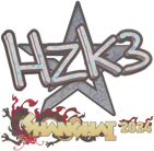 Sticker | hallzerk (Holo) | Shanghai 2024 image