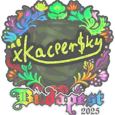 Aufkleber | xKacpersky (Holo) | Budapest 2025