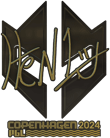 Sticker | HEN1 (Gold) | Copenhagen 2024 image