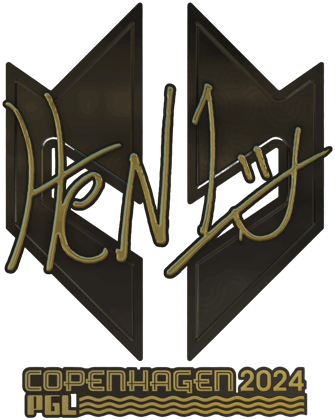 Sticker | HEN1 (Gold) | Copenhagen 2024