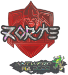 Sticker | zorte (Glitter) | Antwerp 2022