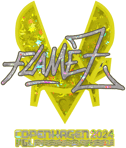 Sticker | FlameZ (Glitter) | Copenhagen 2024