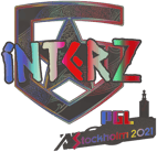Sticker | interz (Holo) | Stockholm 2021 image