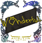 Sticker | w0nderful (Holo) | Austin 2025