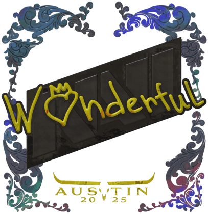 Sticker | w0nderful (holo) | Austin 2025