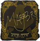 Sticker | MAJ3R (Gold) | Austin 2025 image