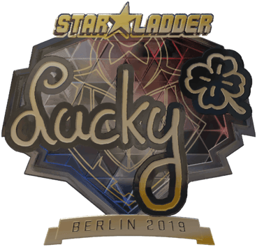 Sticker | Lucky (dorada) | Berlín 2019