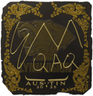 Sticker | EmiliaQAQ (Gold) | Austin 2025 image