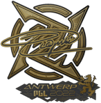 Sticker | Plopski (Gold) | Antwerp 2022