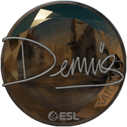 Sticker | dennis (Parlak) | Katowice 2019