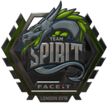 Sticker | Team Spirit (Foil) | London 2018