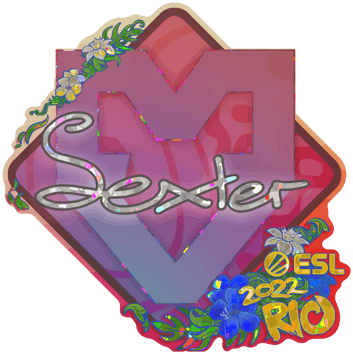 Sticker | dexter (Glitter) | Rio 2022