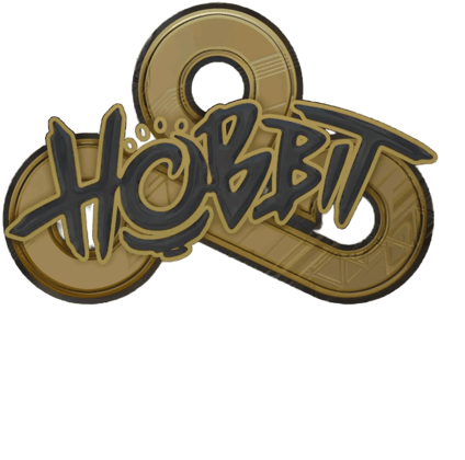 Sticker | Hobbit (złota) | Antwerpia 2022