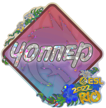 Sticker | chopper (Glitzer) | Rio 2022