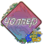 Sticker | chopper (Glitter) | Rio 2022