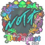 Sticker | nota (Holo) | Budapest 2025