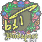 Sticker | b1t (Embroidered) | Budapest 2025 Sticker | b1t (Embroidered) | Budapest 2025 image