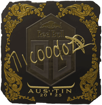 Sticker | nicoodoz(黃金)| Austin 2025