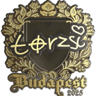 Sticker | torzsi (Gold) | Budapest 2025 image