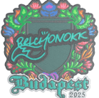 Sticker | BELCHONOKK (Embroidered) | Budapest 2025 Sticker | BELCHONOKK (Embroidered) | Budapest 2025 image