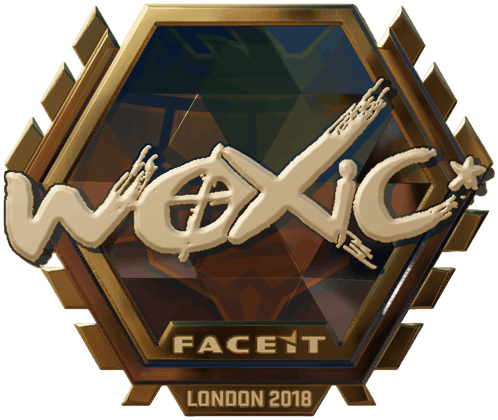Sticker | woxic (Vàng) | London 2018