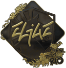 Sticker | EliGE (Gold) | Rio 2022 image