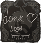 Sticker | donk (Foil) | Austin 2025 image