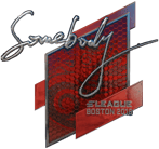 Sticker | somebody (Foil) | Boston 2018 Sticker | somebody (Foil) | Boston 2018 image