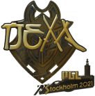 Sticker | nexa (Gold) | Stockholm 2021 image