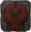 Sticker | Brollan (Foil) | Austin 2025 image