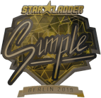 Sticker | s1mple (Gold) | Berlin 2019 image