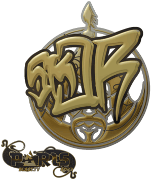 Sticker | sk0R (ゴールド) | Paris 2023
