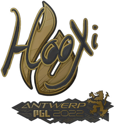 Sticker | HooXi (kulta) | Antwerpen 2022