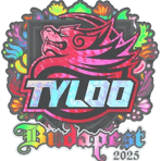 Sticker | TYLOO (Holo) | Budapest 2025