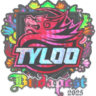 Sticker | TYLOO (Holo) | Budapest 2025 Sticker | TYLOO (Holo) | Budapest 2025 image