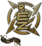 Sticker | REZ (Gold) | Paris 2023