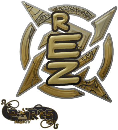Sticker | REZ (Altın) | Paris 2023
