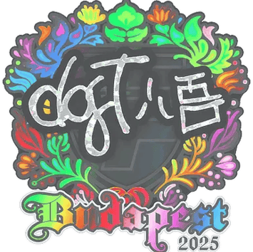 Sticker | dgt (Holo) | Budapest 2025