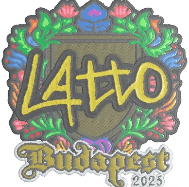สติกเกอร์ | latto (Embroidered) | Budapest 2025